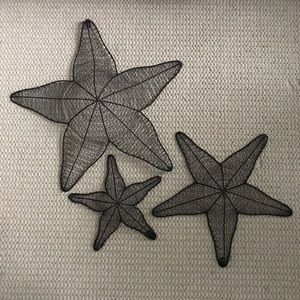 Woven Metal Star Art